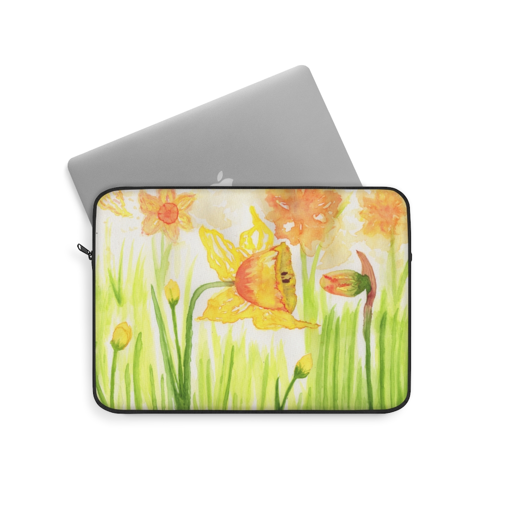 Big and Little Daffodil - Laptop Sleeve - Image 2