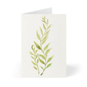 Botanical Leaf - Watercolor - Greeting Cards (8 pcs)