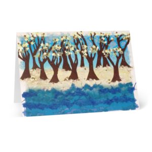 Mixed Media Dancing Trees - Greeting Cards (8 pcs)