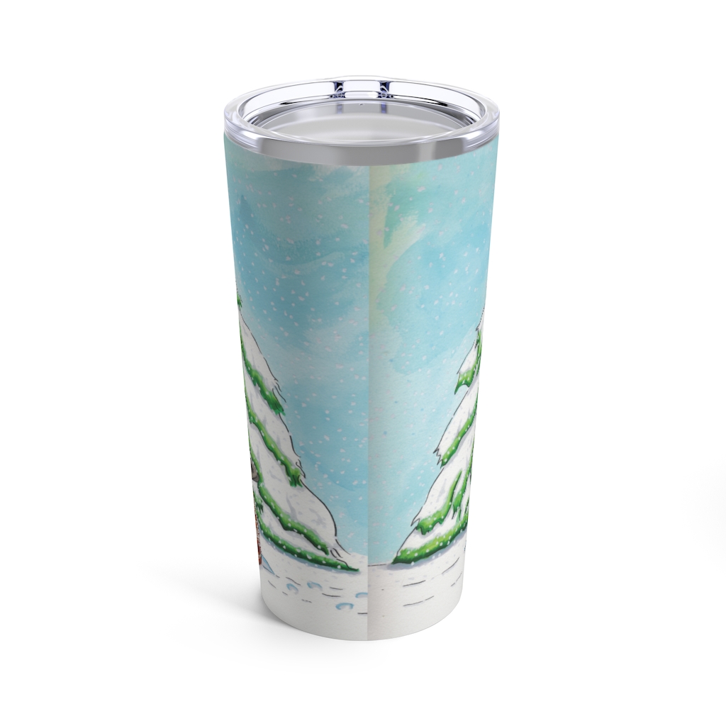 Enjoying The Snow Tumbler 20oz - Image 2