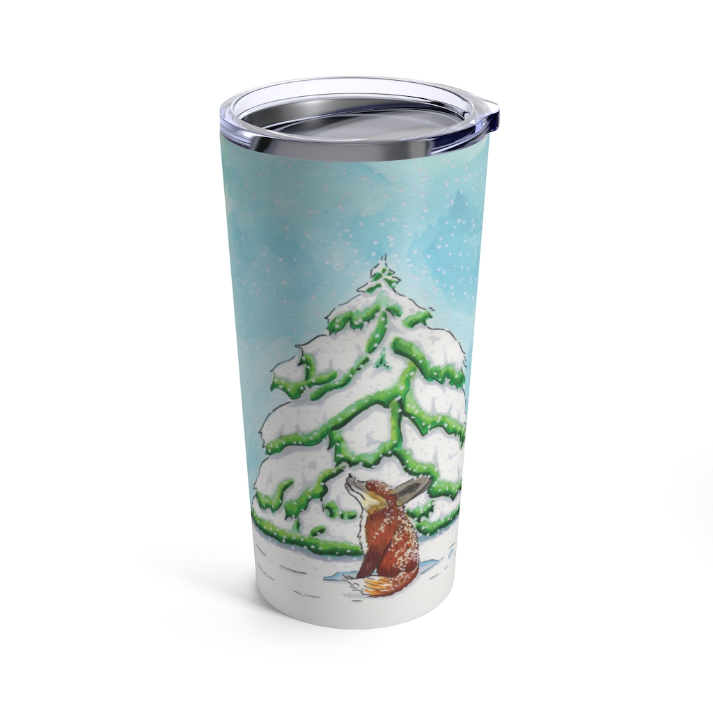 Enjoying The Snow Tumbler 20oz - Image 4