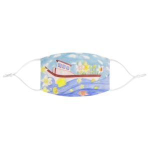 Deadrise on Daffodil Fabric Face Mask