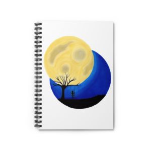 Swinging In The Moonlight Spiral Notebook - Ruled Line