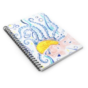 Tentacles of my Mind - Colored Pencil - Spiral Notebook - Ruled Line