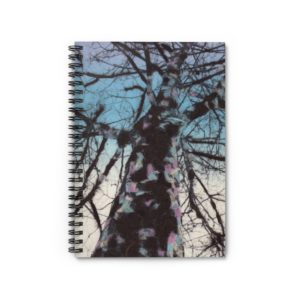 Winter Webs - Monoprint - Spiral Notebook - Ruled Line