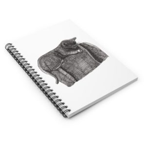 Cat on Chair - Spiral Notebook - Ruled Line