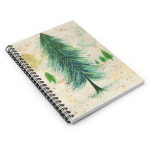 Tall Evergreen Tree - Spiral Notebook - Ruled Line