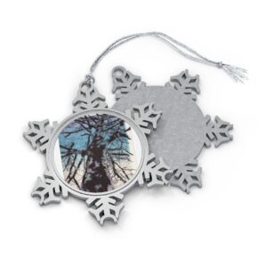 Winter Webs Pewter Snowflake Ornament - Unique Holiday Gift | Unique Gift Idea
